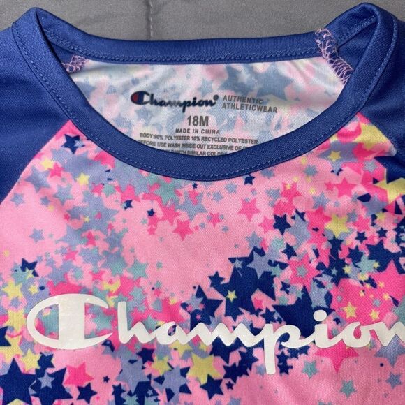 18m champion active material neon colored shirt - Picture 2 of 3